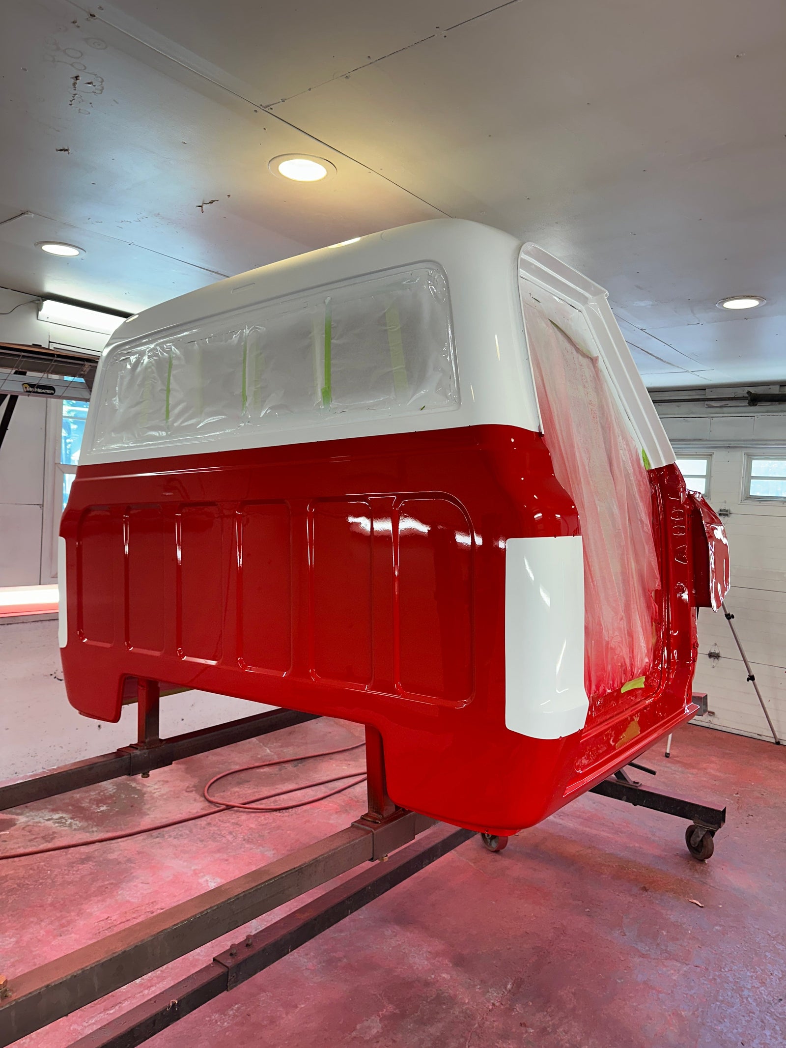 How to Spray a Tutone Paint Job on a Classic C10 (Step-By-Step Tutorial)