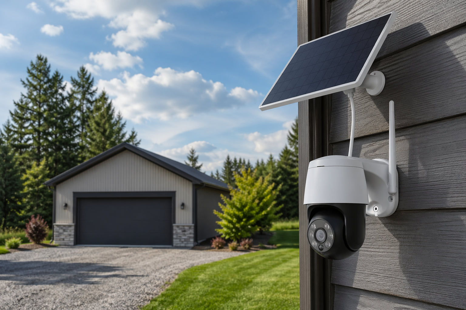 Best Solar Security Camera for Detached Garage or Driveway - V-Twins to ...