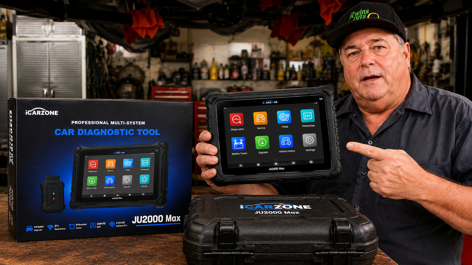 ICARZONE JU2000 Max Review: A Pro-Level Scan Tool With Free Lifetime Updates