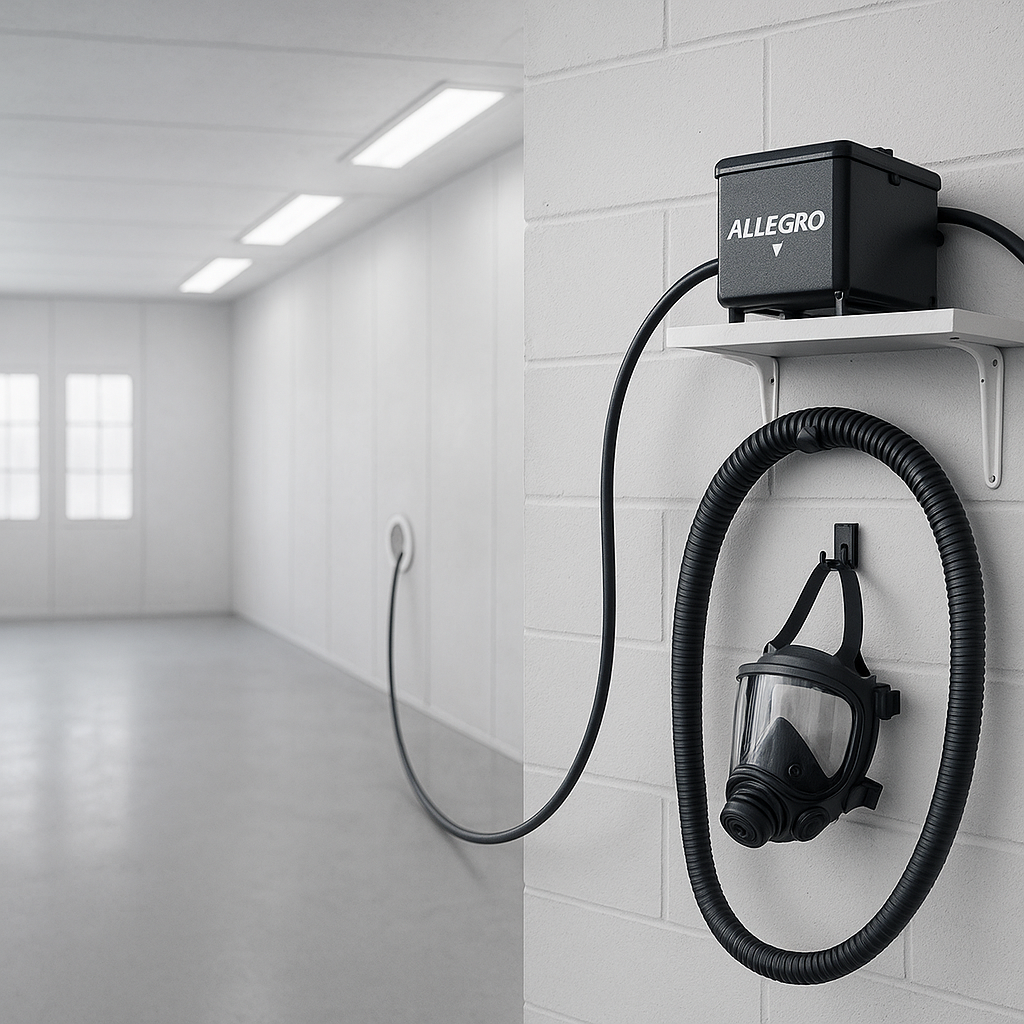 Installing an Air-Supplied Respirator in the Shop