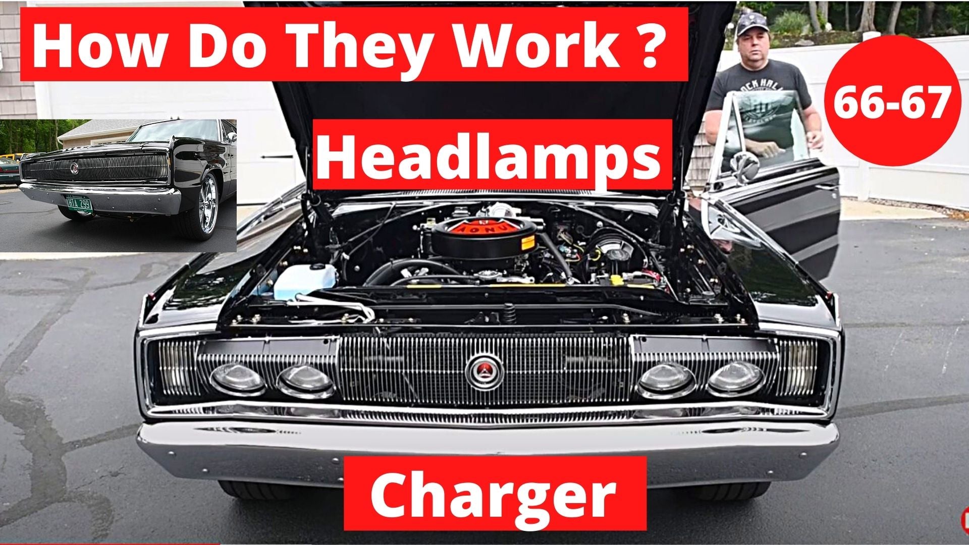 66-67 Dodge Charger How the Headlamps Work