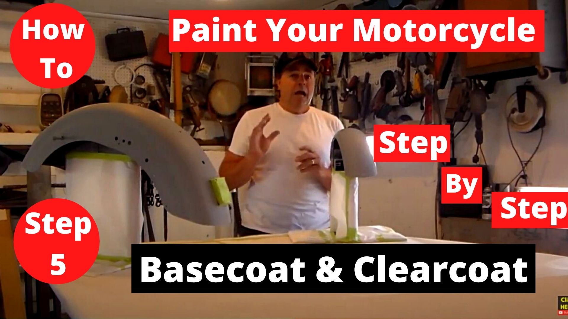 How To Paint Your Motorcycle Step By Step Applying Color Coat