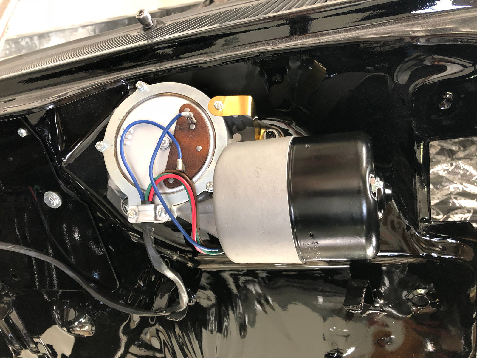 67 Charger Project Engine Bay Wiring & Plumbing