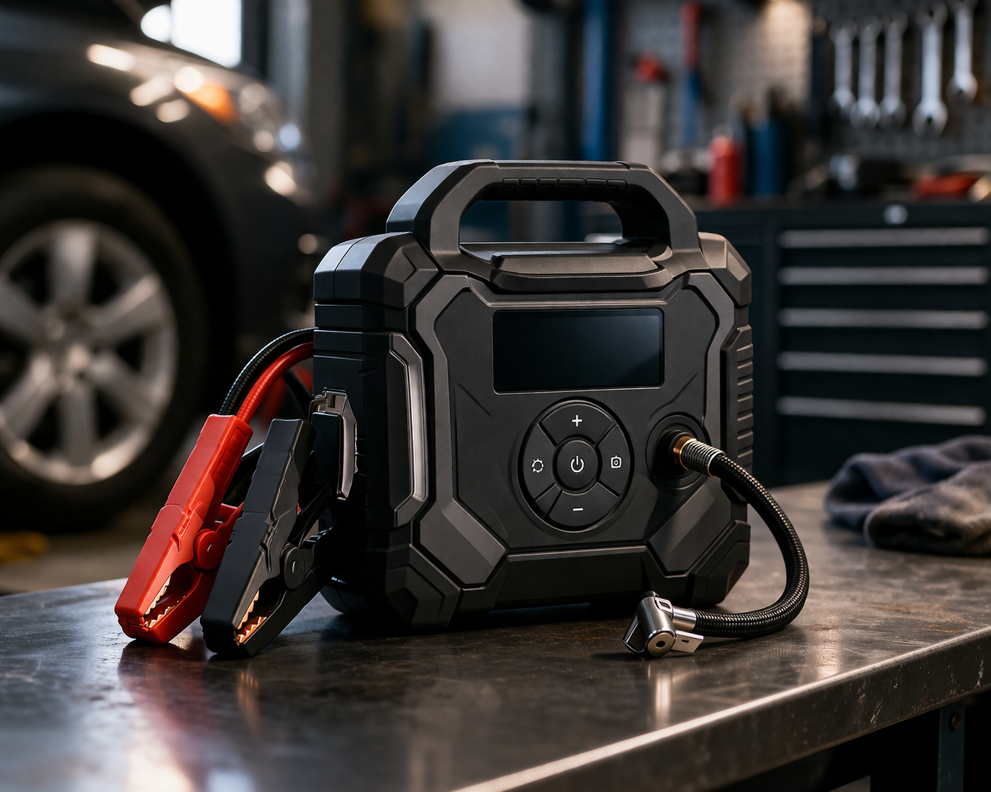 Best Jump Starter With Air Compressor (Real Shop Use — What Actually Works)