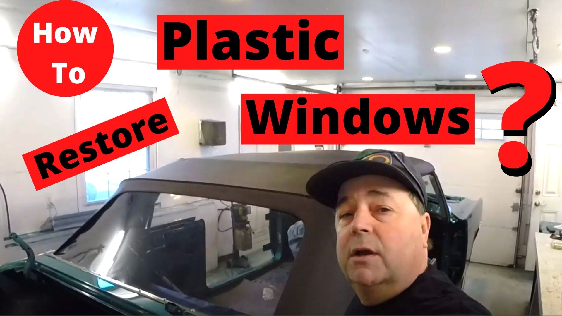 How To Restore Plastic Windows For Convertible, Tops, Jeeps, Boats, & More