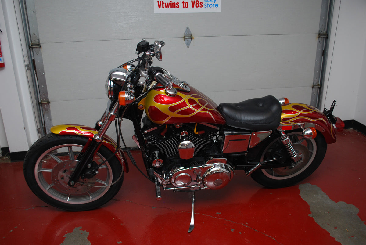 Harley Davidson Sportster 883 with 9K Miles Custom Flame Paint