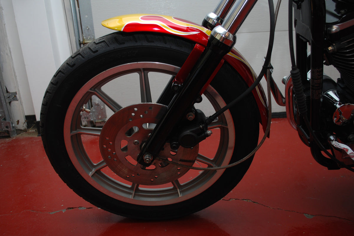 Harley Davidson Sportster 883 with 9K Miles Custom Flame Paint