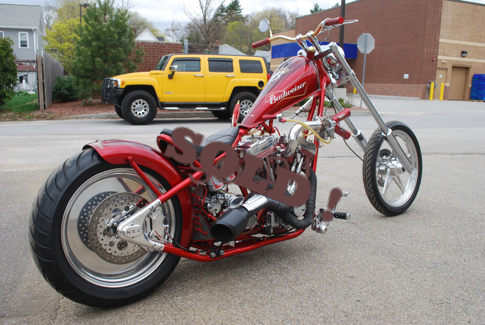 World Famous Budweiser Custom Chopper By New England Choppers