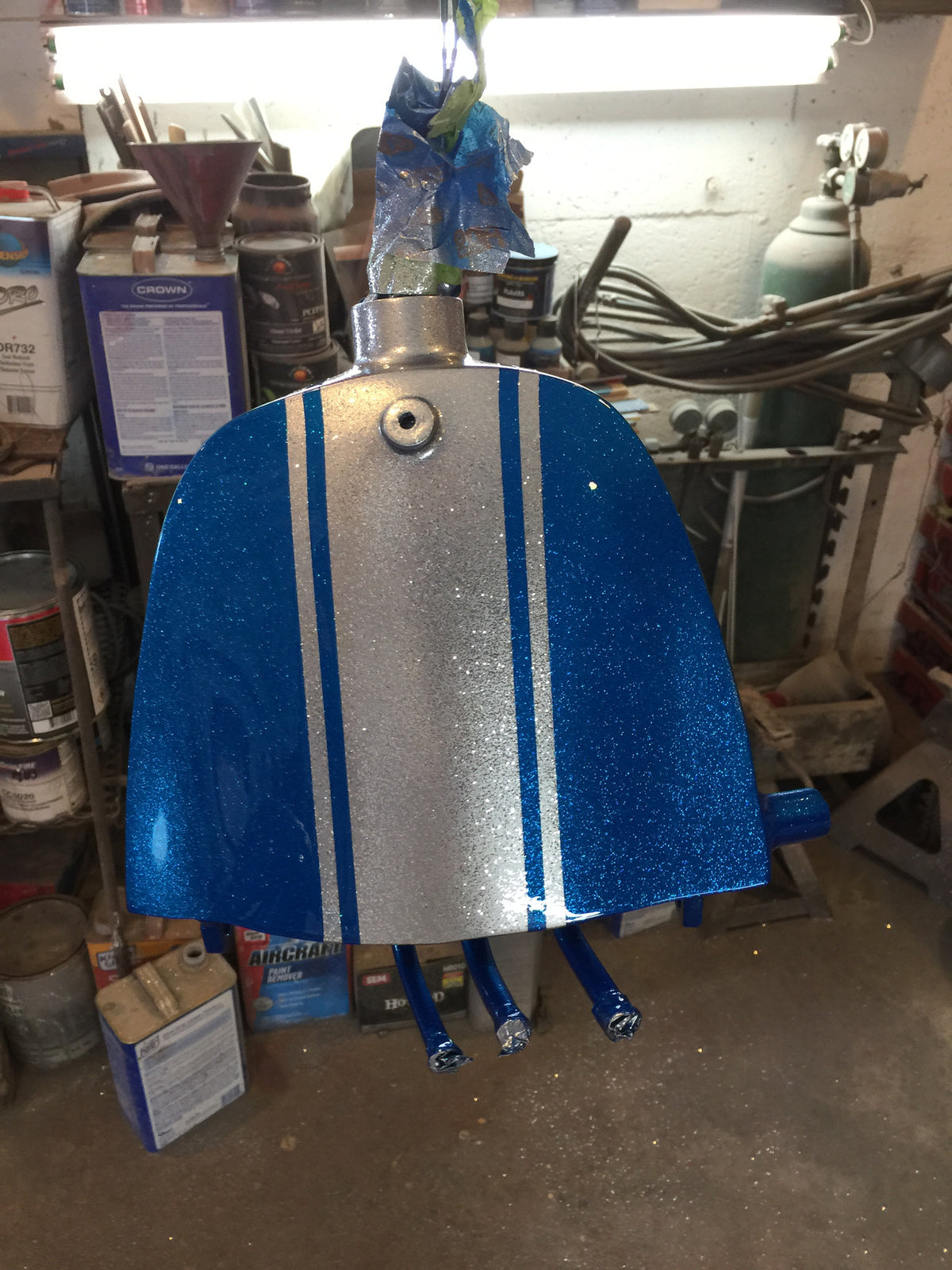 Hand Fabricated Custom Sportster Chopper Tank &amp; Fender Set