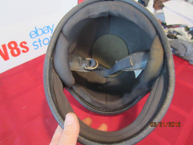 Vintage Full Face Norcon Helmet Painted as Steve Mcqueen Lemans Tribute