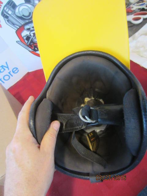 Vintage Helmet Painted as a Bob &quot;Hurricane&quot; Hannah Motocross Legend Tribute