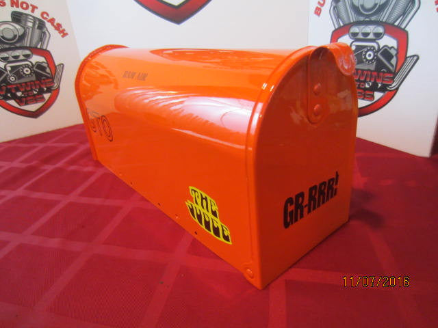 Custom Painted &amp; Air Brushed GTO &quot;The Judge&quot; Mailbox Carousel Red &quot;Ram Air&quot;