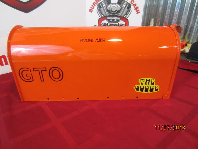 Custom Painted &amp; Air Brushed GTO &quot;The Judge&quot; Mailbox Carousel Red &quot;Ram Air&quot;