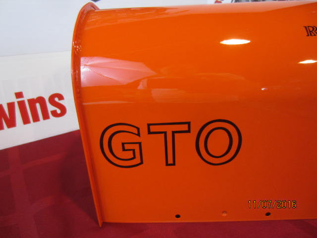 Custom Painted &amp; Air Brushed GTO &quot;The Judge&quot; Mailbox Carousel Red &quot;Ram Air&quot;