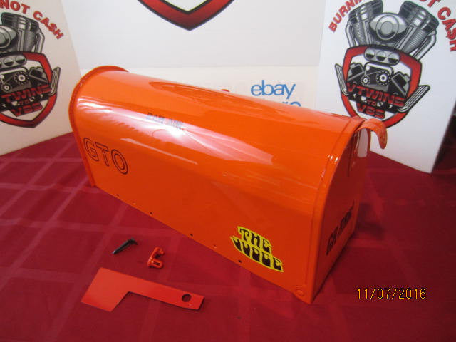 Custom Painted &amp; Air Brushed GTO &quot;The Judge&quot; Mailbox Carousel Red &quot;Ram Air&quot;