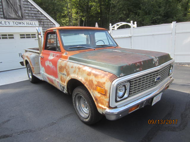 1972 Chevy C10 Pick Up Stepside Barn Find One Owner