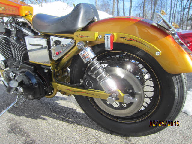 Harley Davidson Custom Sportster Digger Style Chopper Custom Painted Show Bike