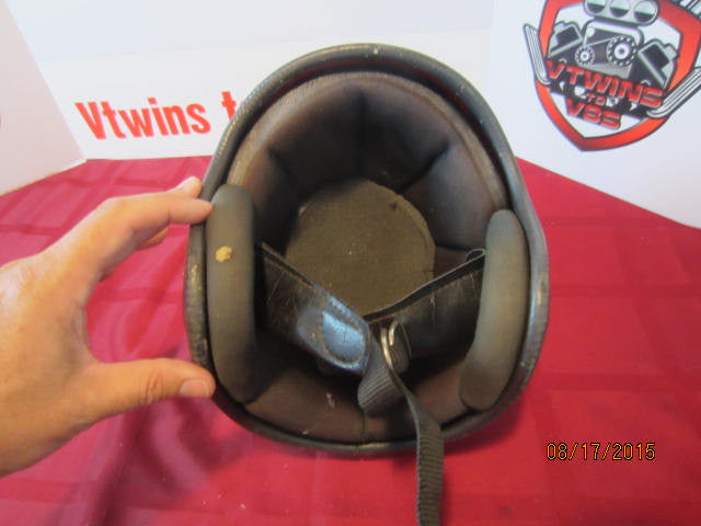 Vintage Custom Painted Helmet Feauturing Lace, Fades, Fish Scales &amp; Hand Striped