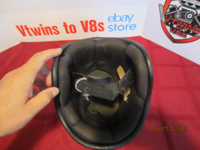 Vintage Custom Painted Helmet Feauturing Blue Flake, Silver Flake &amp; Fade