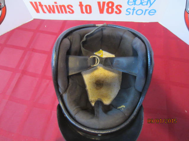 Vintage Custom Painted Helmet Feauturing Clay Smith Cams &amp; Moon Eyes Logo